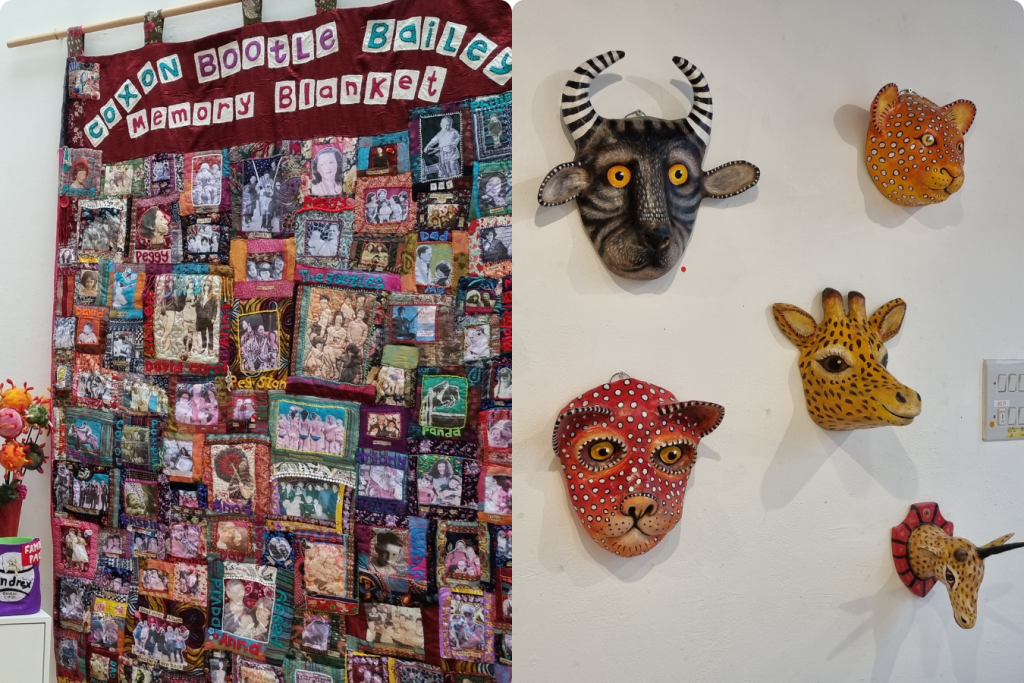 Micheles quilting and mask art work
