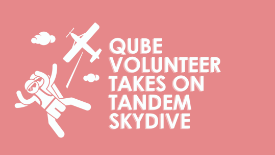 tandem skydive by qube volunteer