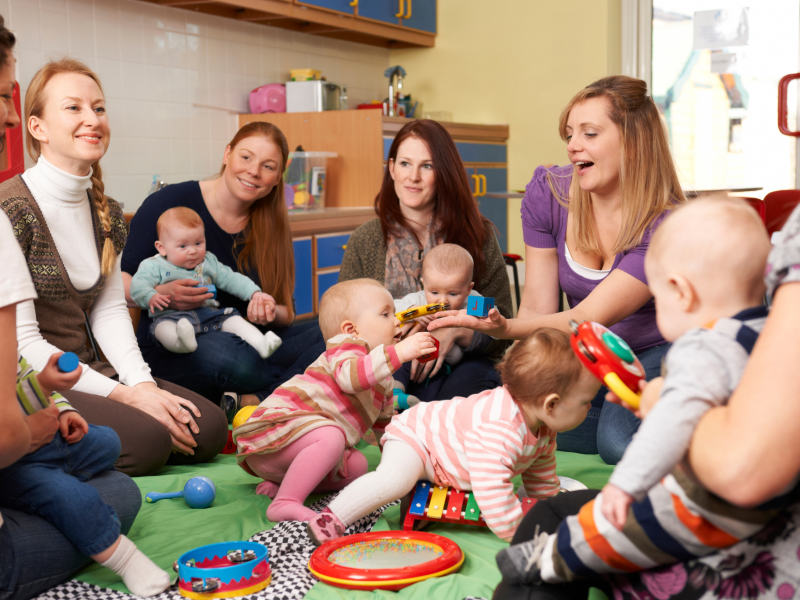 mother and baby peer support group